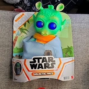 Mattel Star Wars Galactic Pals Rodian 11" Plush Doll With Carrying Satchel